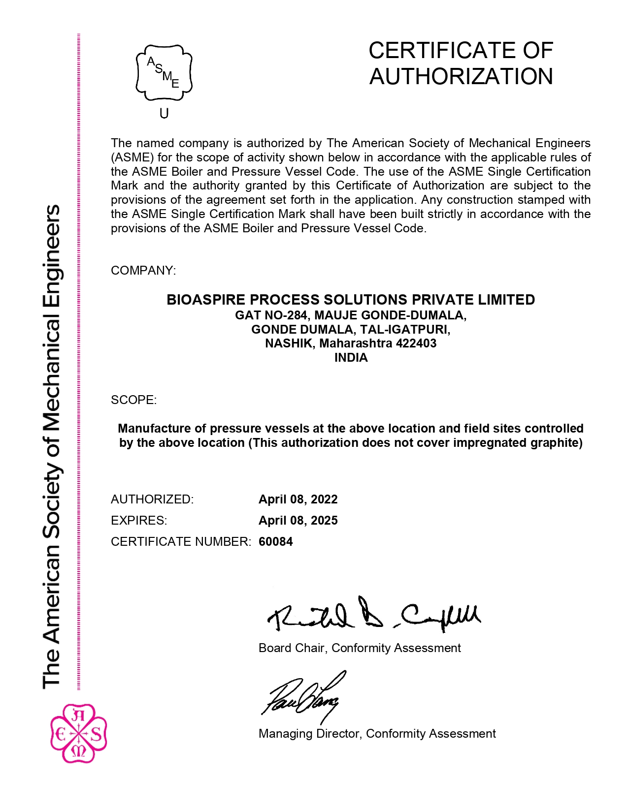 Certificate 1